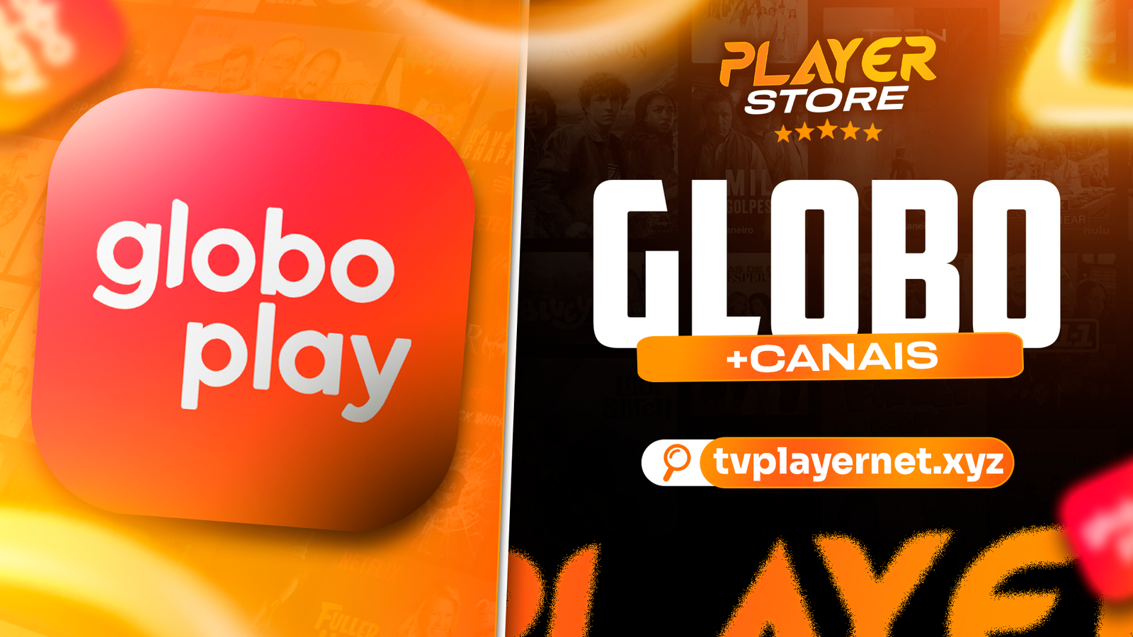 TELA GLOBOPLAY + CANAIS