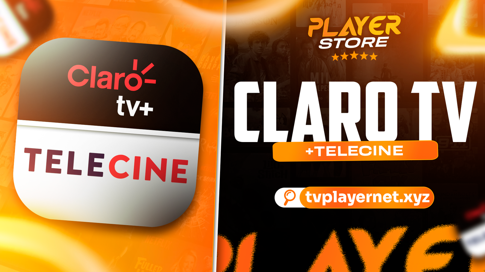 CONTA CLARO TV + TELECINE