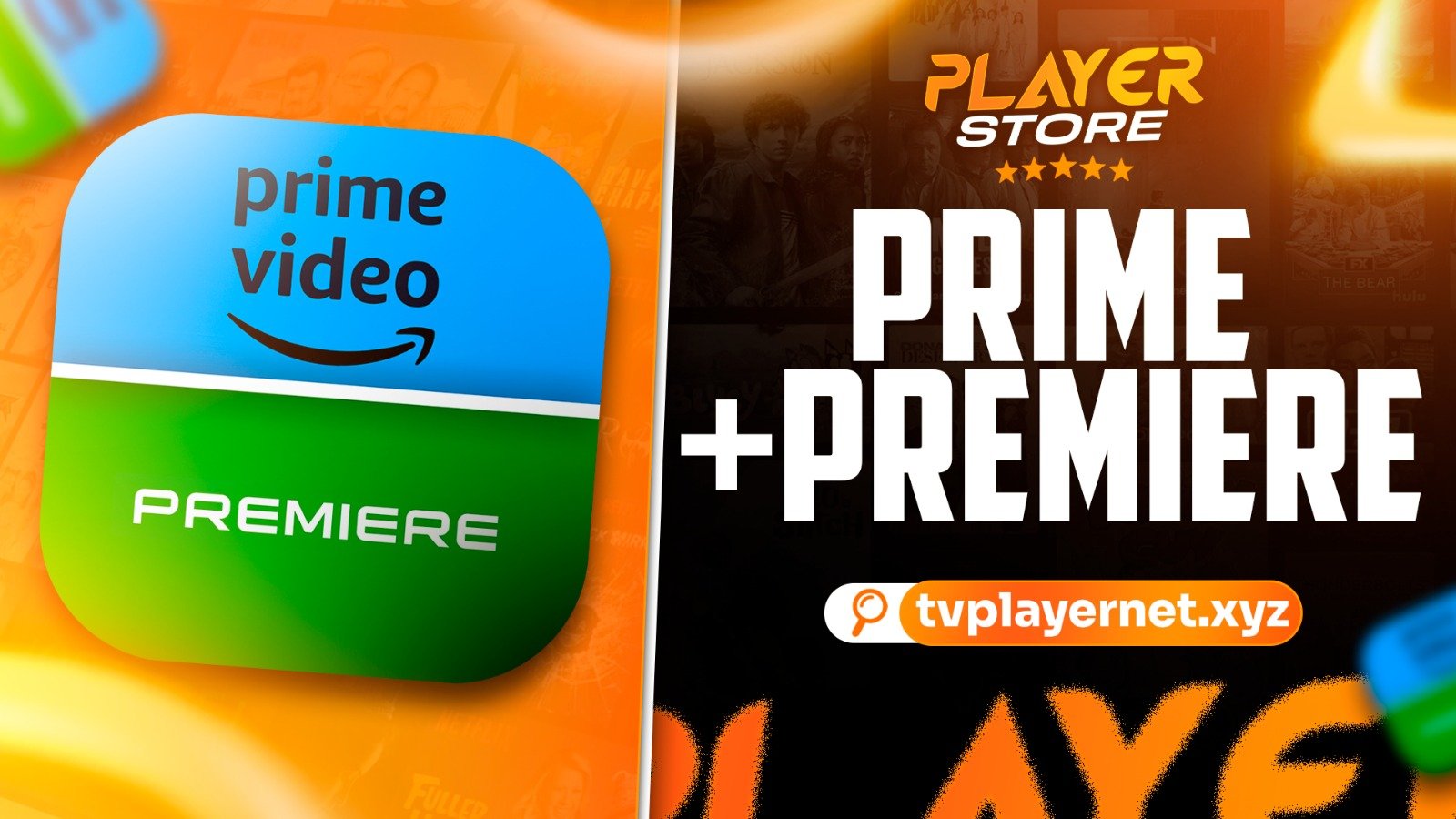 TELA PRIME VIDEO + PREMIERE